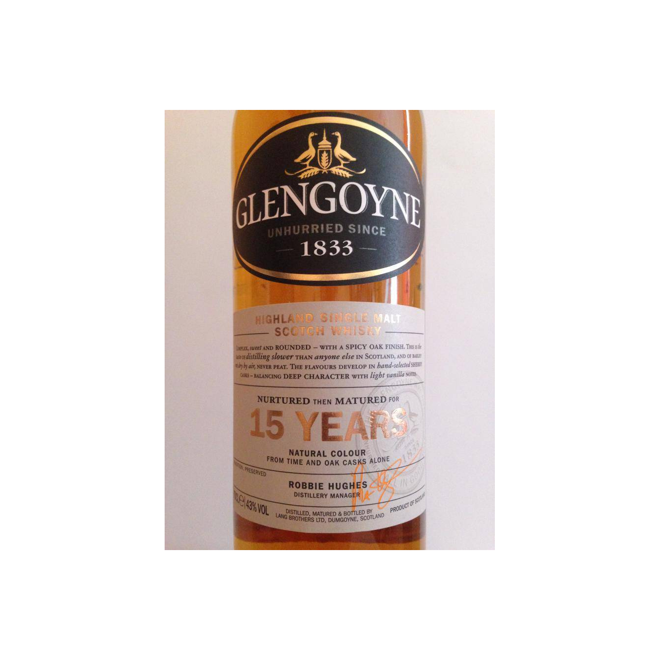 Glengoyne 15 Years Single Malt Whisky 3