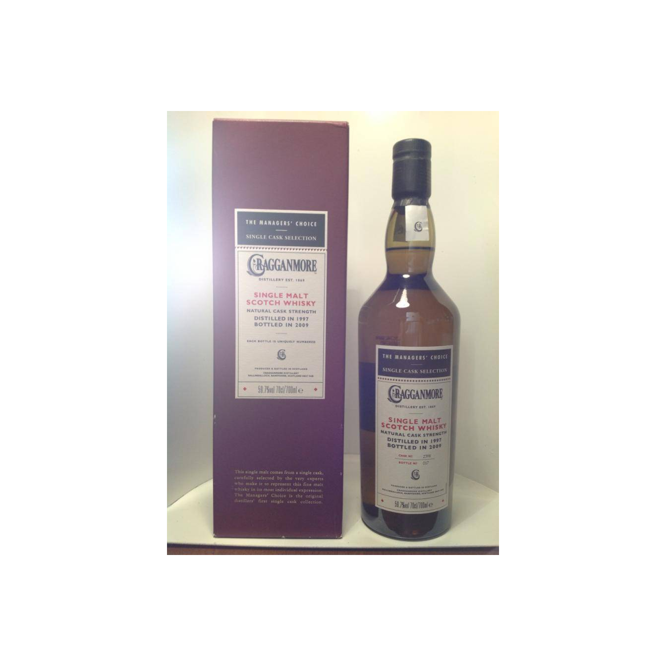 Cragganmore 1997 12 Years Single Malt Whisky 2