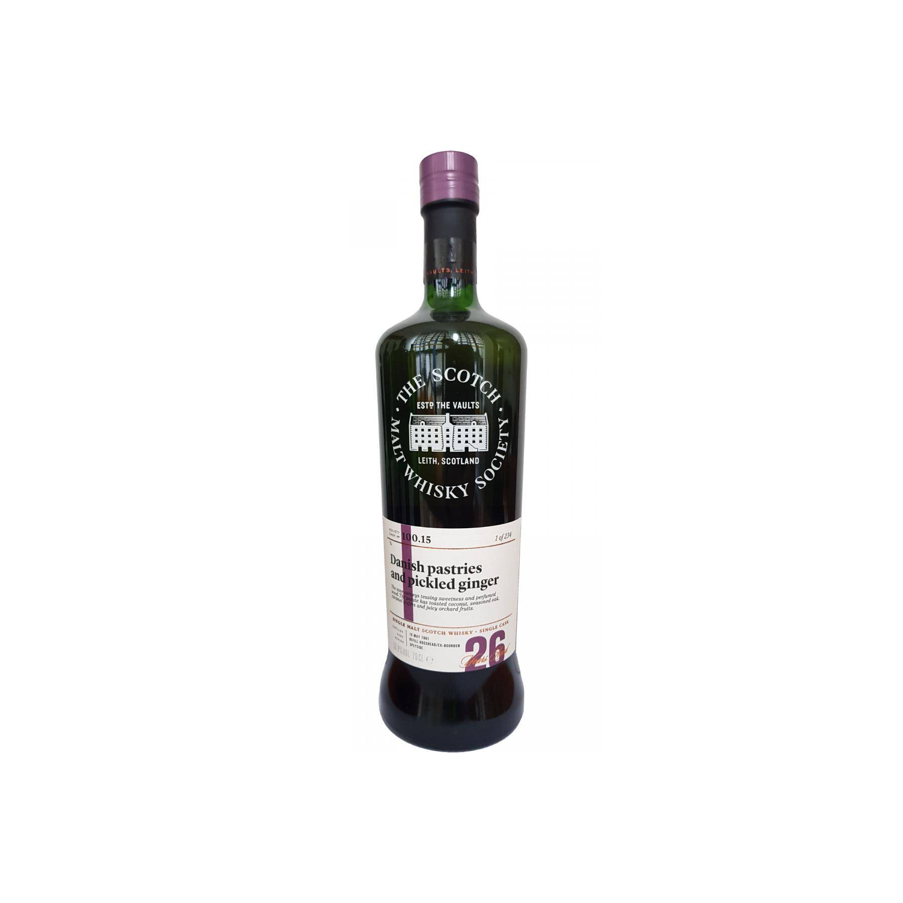 The Scotch Malt Whisky Society 1991 26 Years Single Malt Whisky