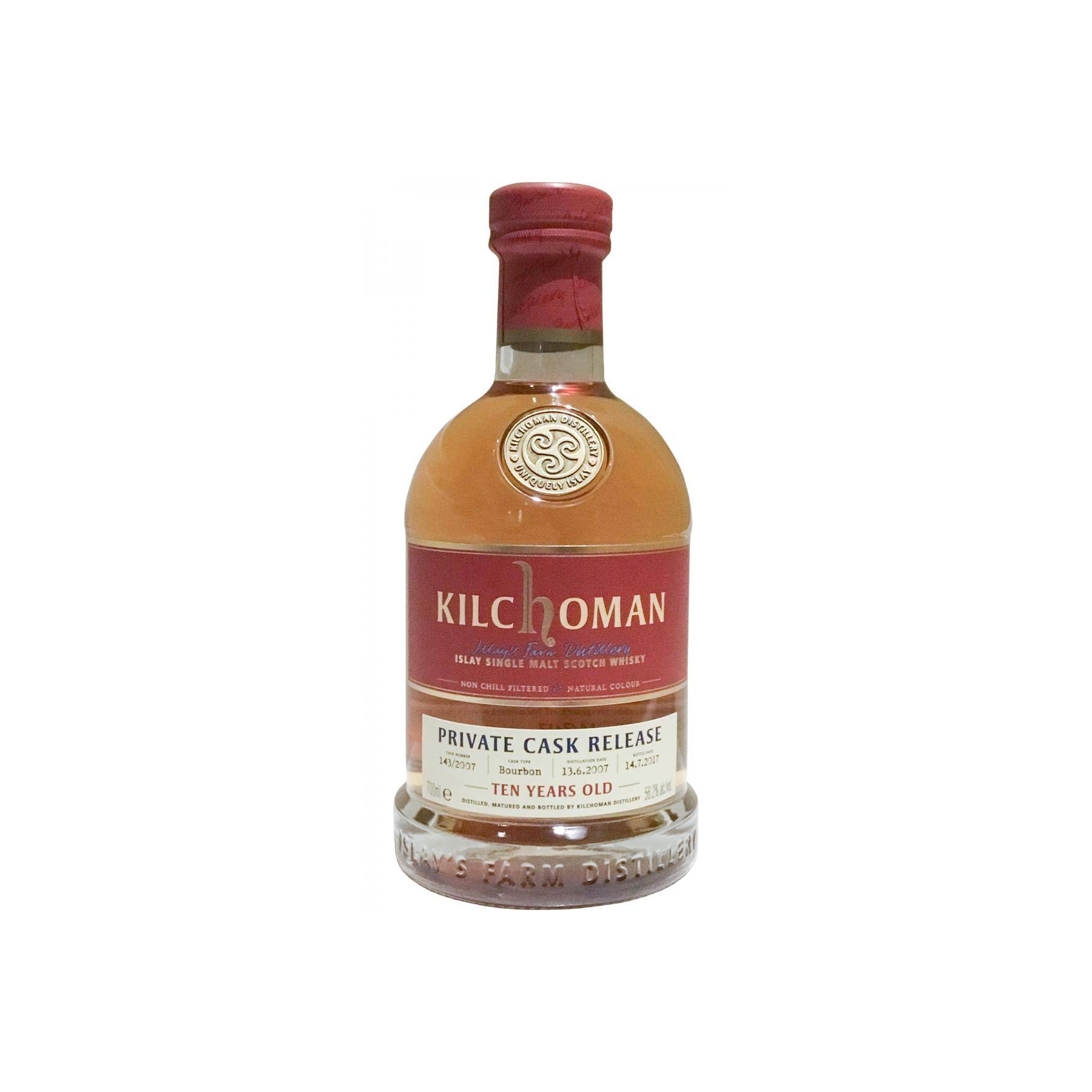 Kilchoman 2007 10 Years Single Malt Whisky