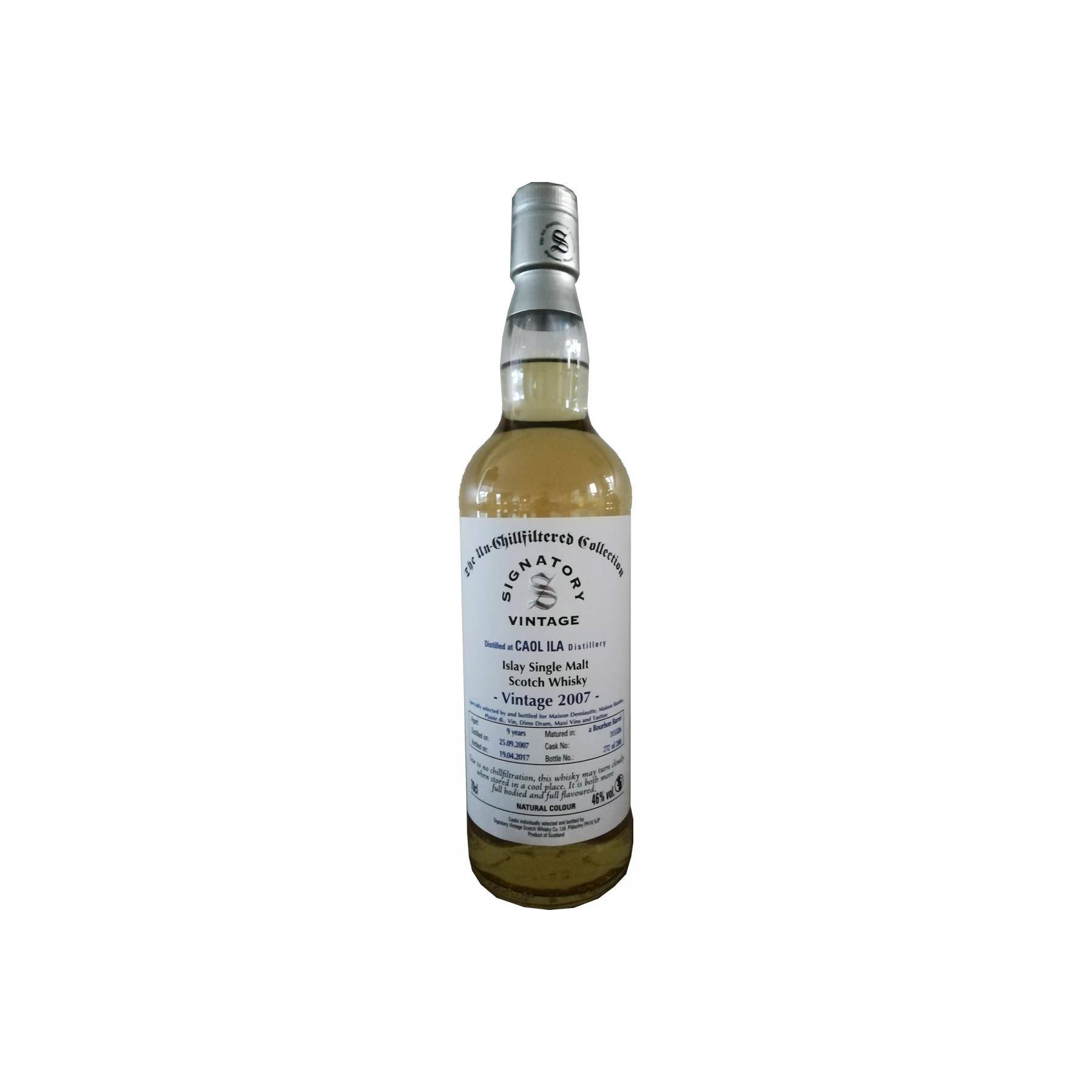 Caol Ila The Un-Chillfiltered Collection 2007 9 Years Single Malt Whisky