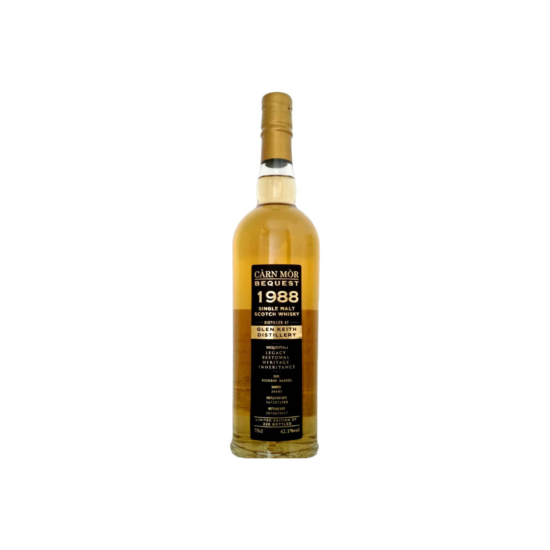 Glen Keith 1988 28 Years Single Malt Whisky