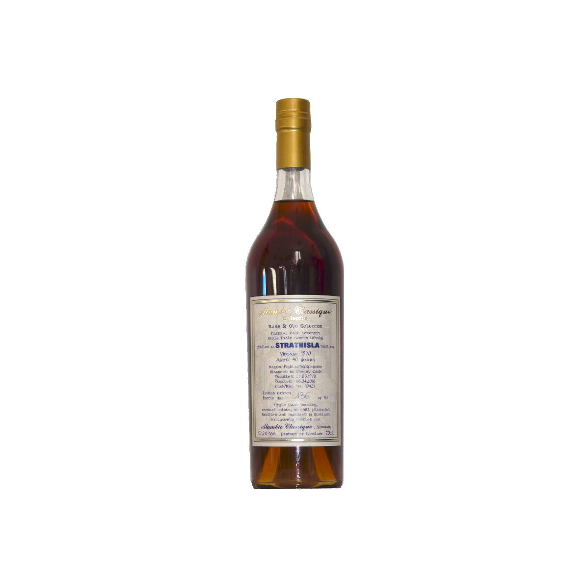 Strathisla 1970 40 Years Single Malt Whisky