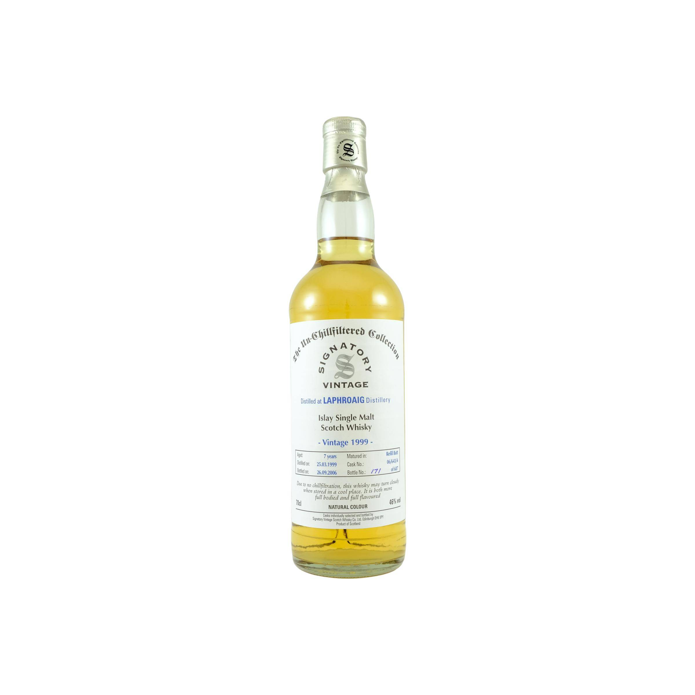 Laphroaig The Un-Chillfiltered Collection 1999 7 Years Single Malt Whisky