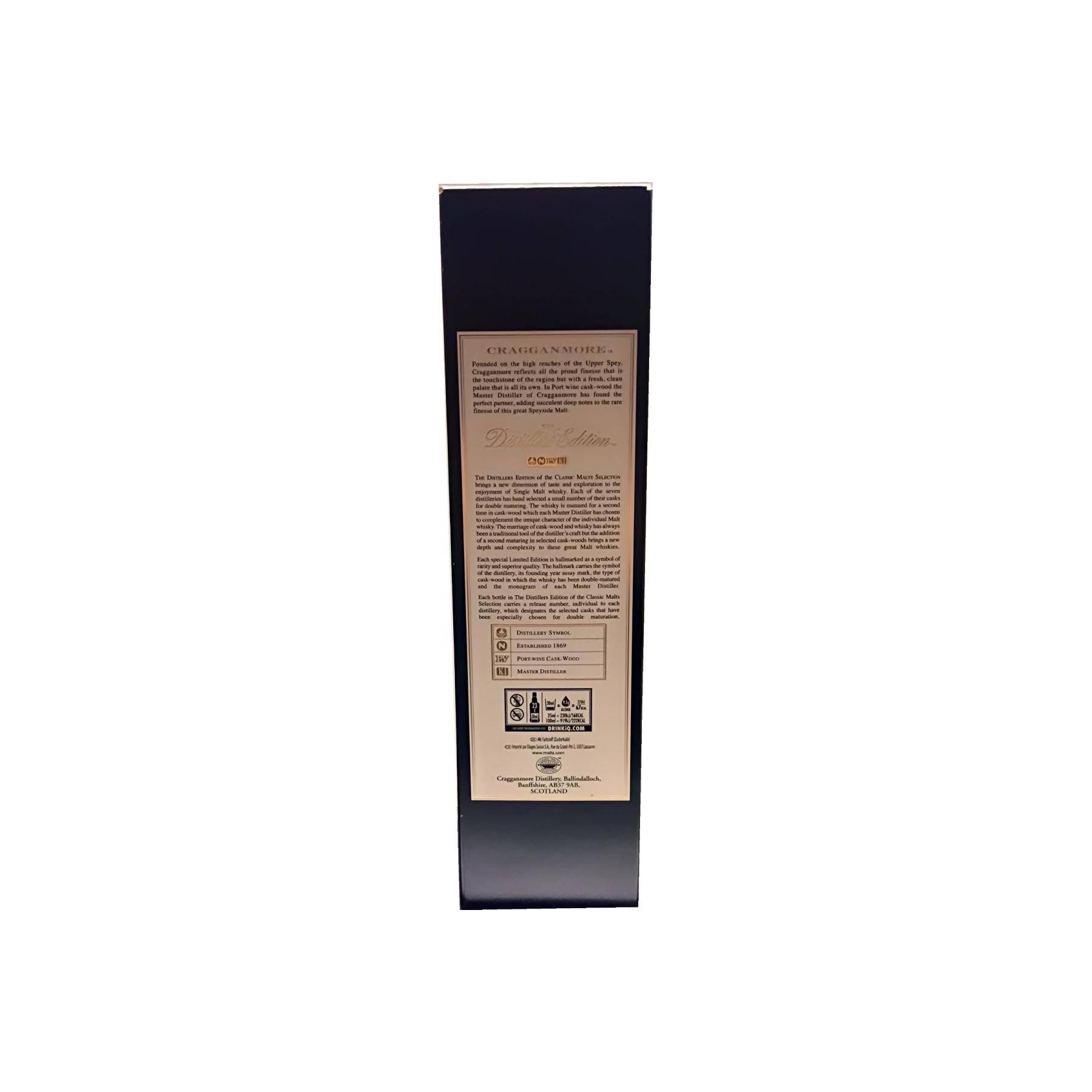 Cragganmore The Distillers Edition 2005 12 Years Single Malt Whisky 3