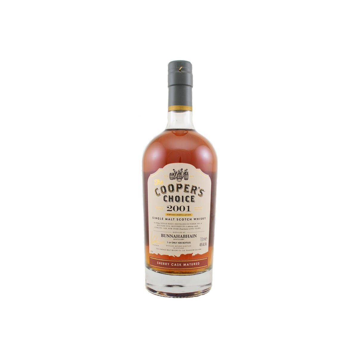 Bunnahabhain The Cooper's Choice 2001 14 Years Single Malt Whisky