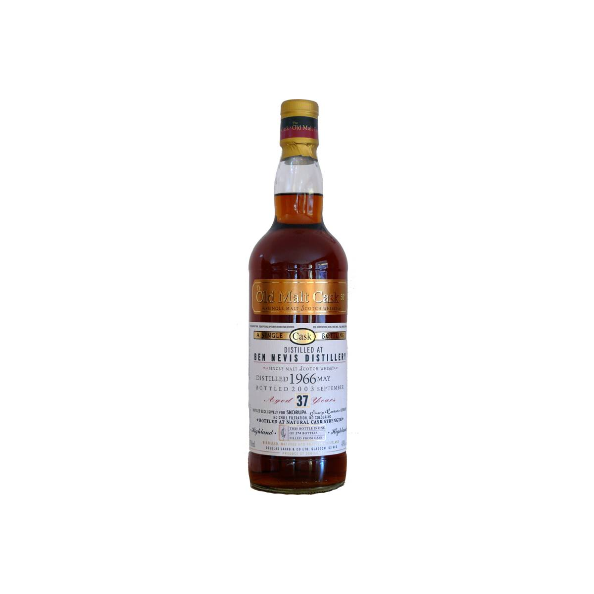 Ben Nevis Old Malt Cask 1966 37 Years Single Malt Whisky