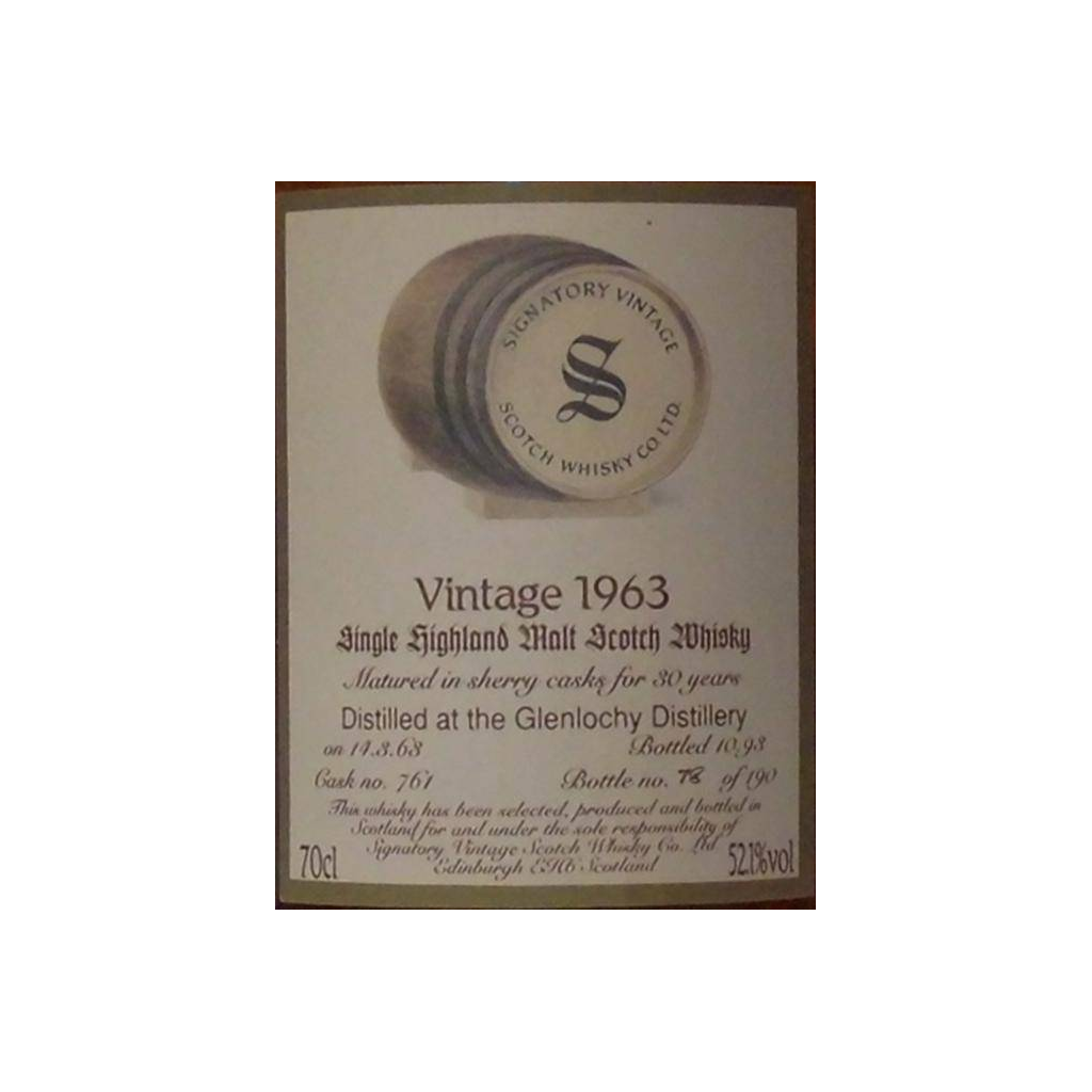 The Scotch Malt Whisky Society Vintage Collection - Dumpy 1963 30 Years Single Malt Whisky 2