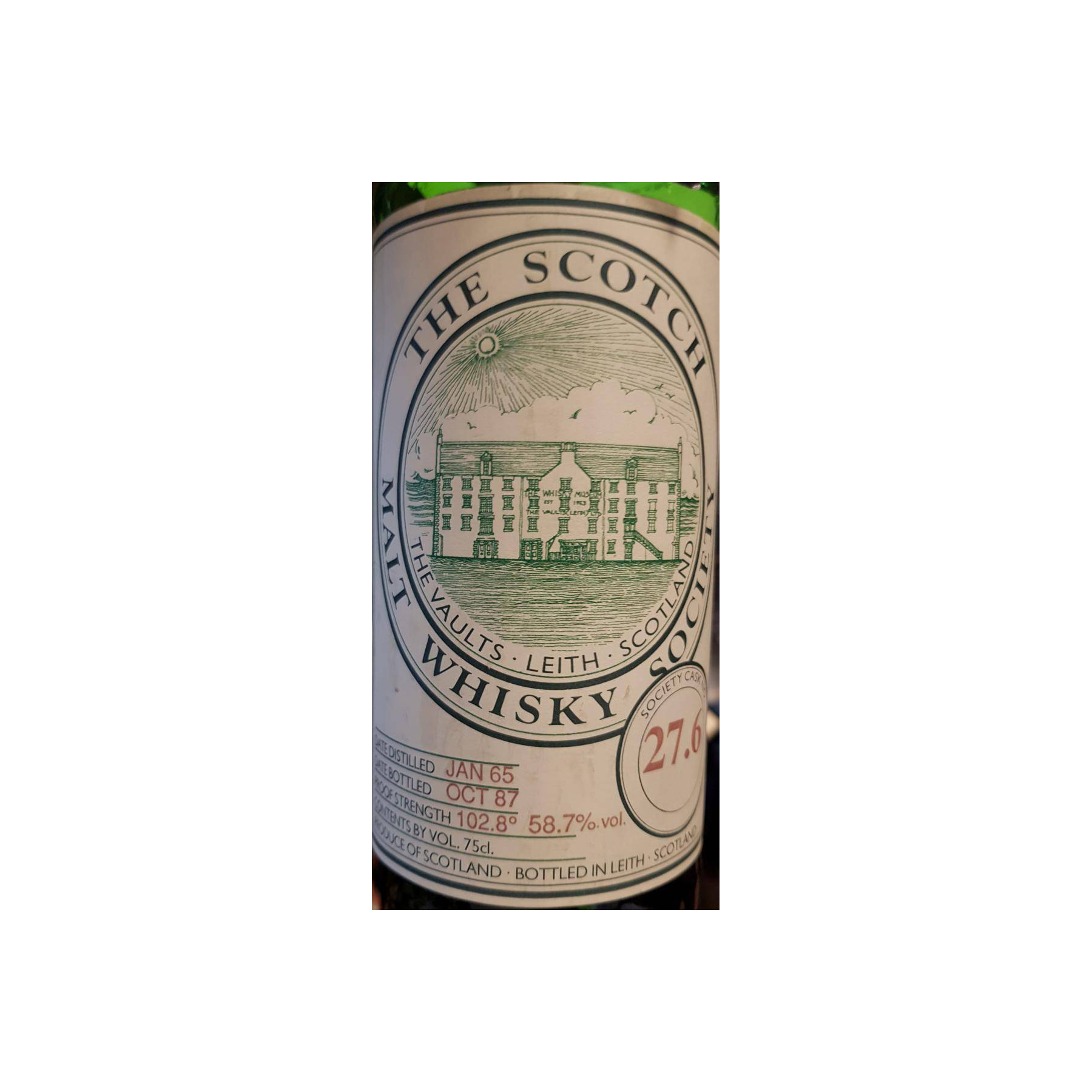 The Scotch Malt Whisky Society 1965 22 Years Single Malt Whisky