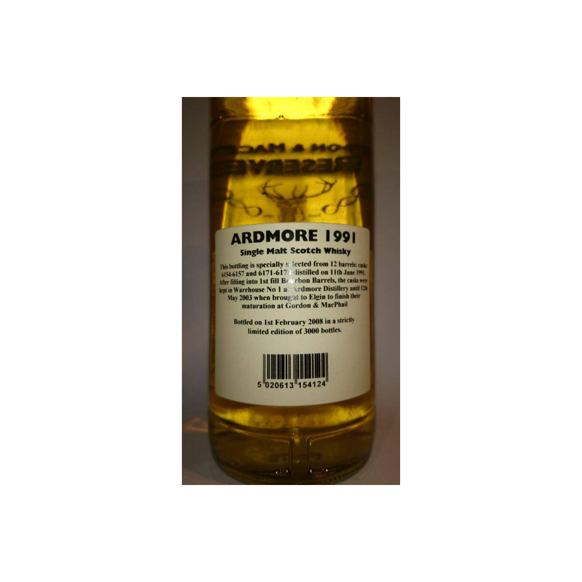 Ardmore Reserve 1991 16 Years Single Malt Whisky