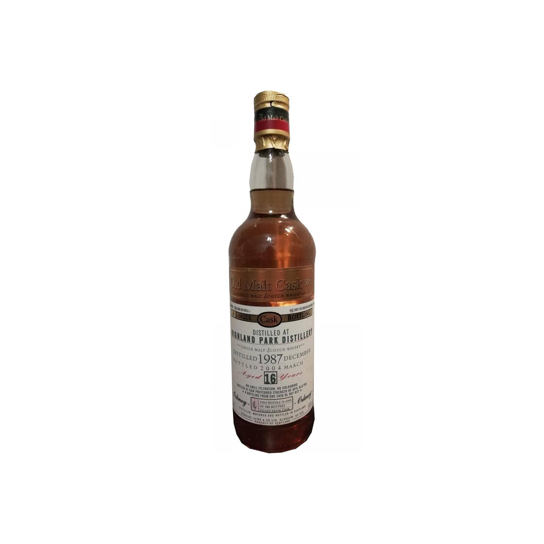 Highland Park Old Malt Cask 1987 16 Years Single Malt Whisky