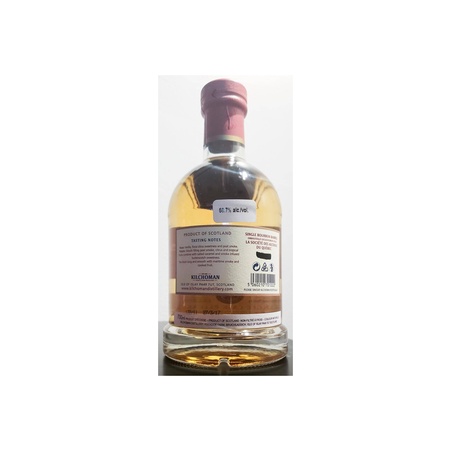 Kilchoman 2011 6 Years Single Malt Whisky 2