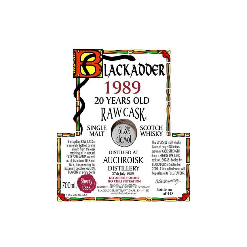 Auchroisk Raw Cask 1989 20 Years Single Malt Whisky 2