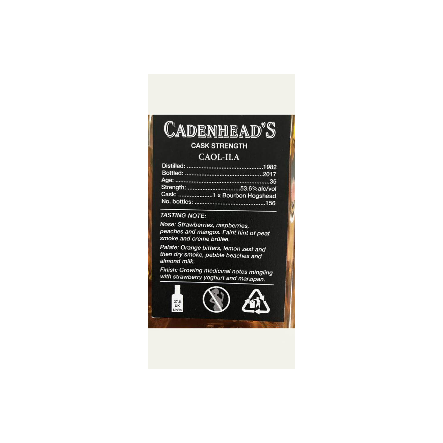 Caol Ila Single Cask 1982 35 Years Single Malt Whisky 3
