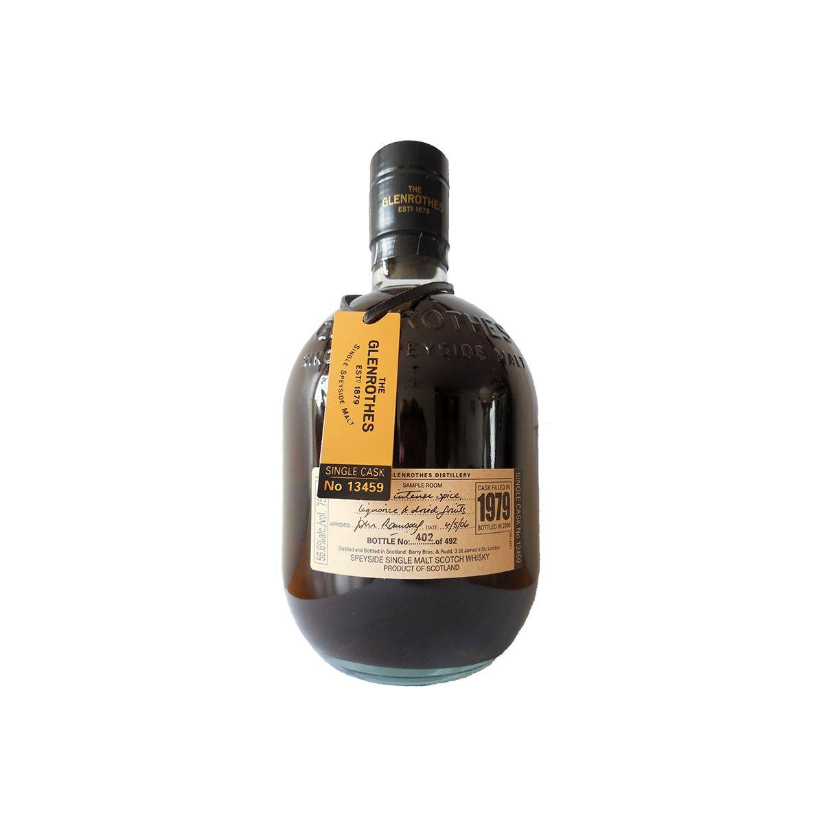 The Glenrothes Single Cask 1979 26 Years Single Malt Whisky