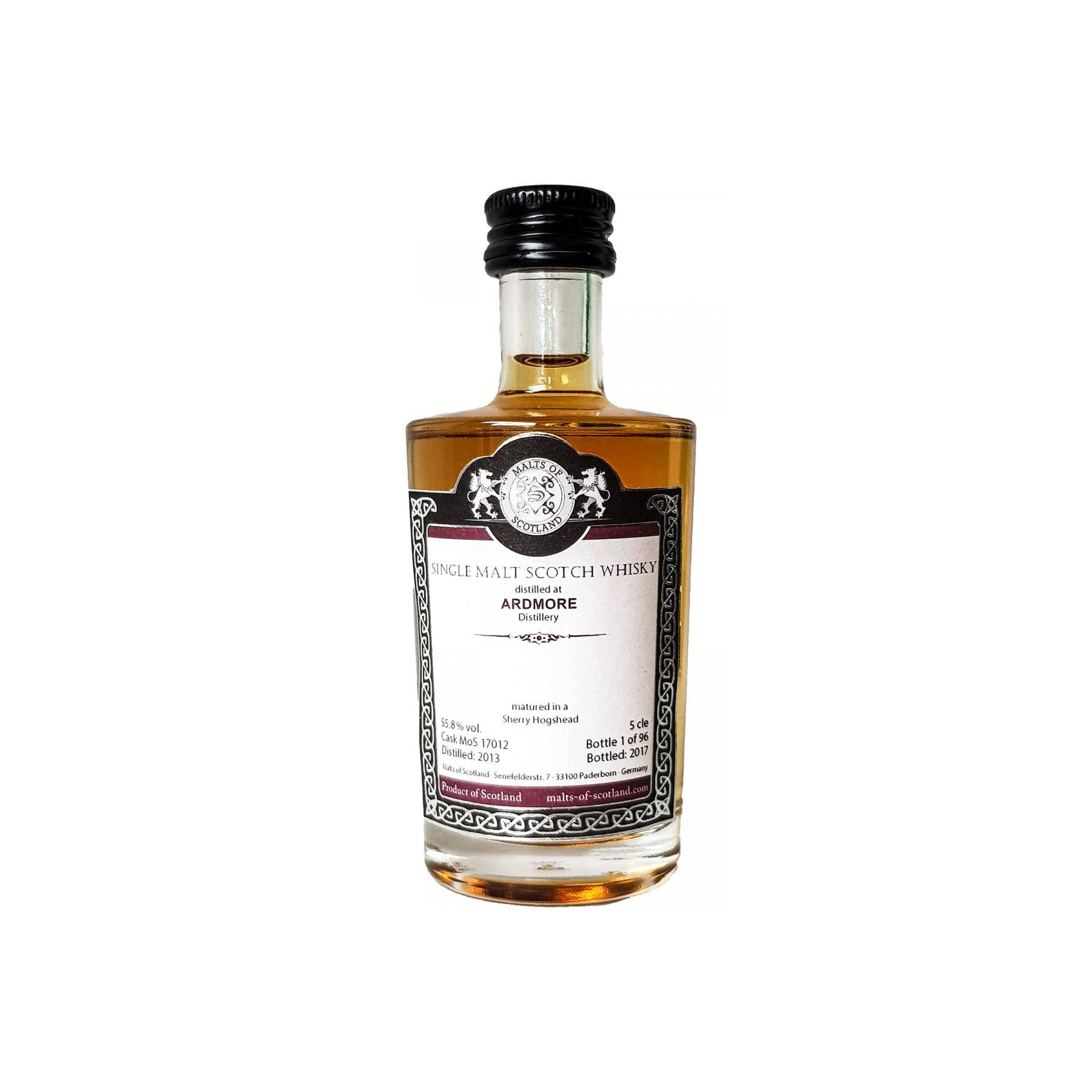 Ardmore Miniature 2013 4 Years Single Malt Whisky 2