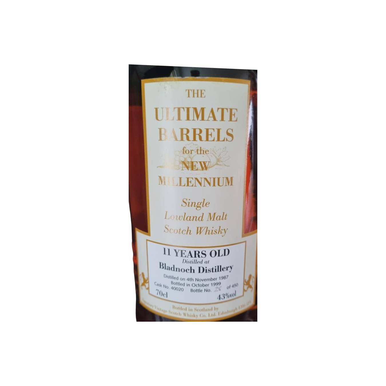 Bladnoch 1987 11 Years Single Malt Whisky 3