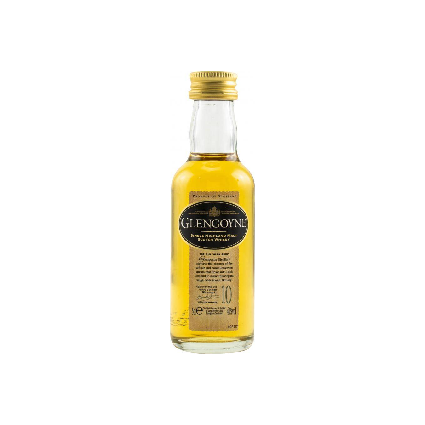 Glengoyne Miniature 10 Years Single Malt Whisky 2