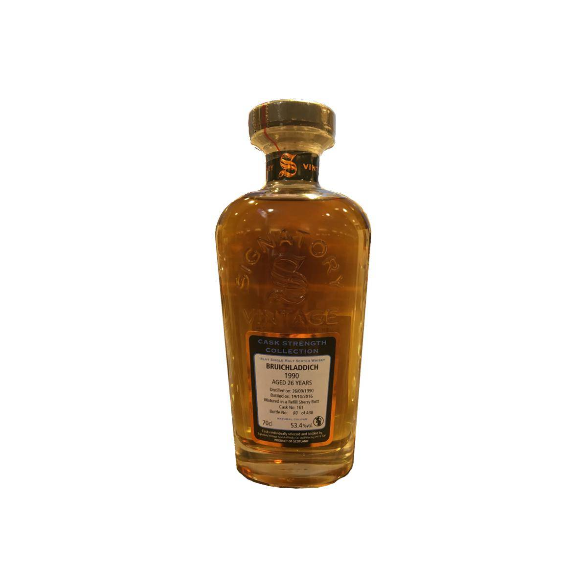 Bruichladdich Cask Strength Collection 1990 26 Years Single Malt Whisky