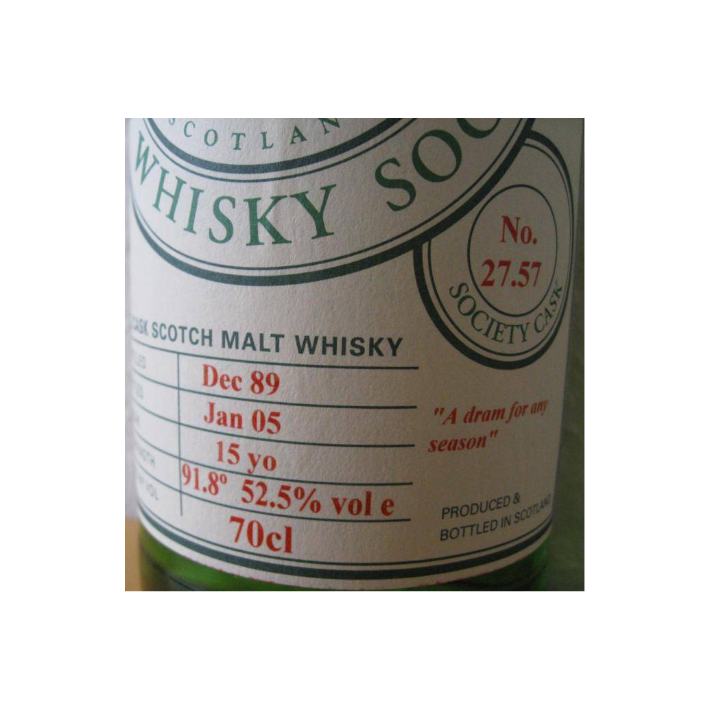 The Scotch Malt Whisky Society 1989 15 Years Single Malt Whisky 3