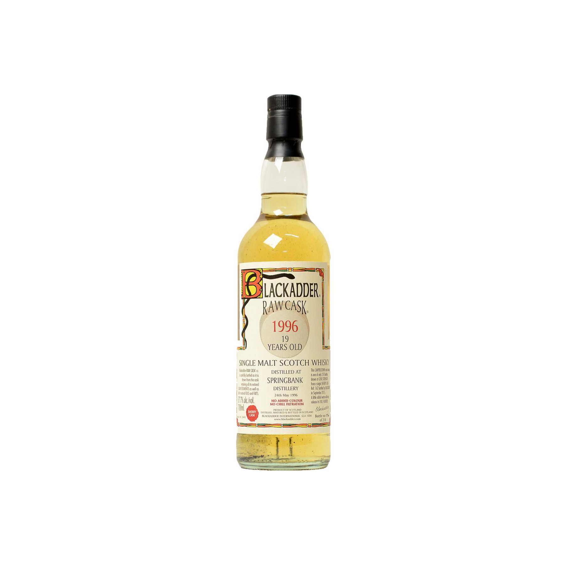 Springbank Raw Cask 1996 19 Years Single Malt Whisky