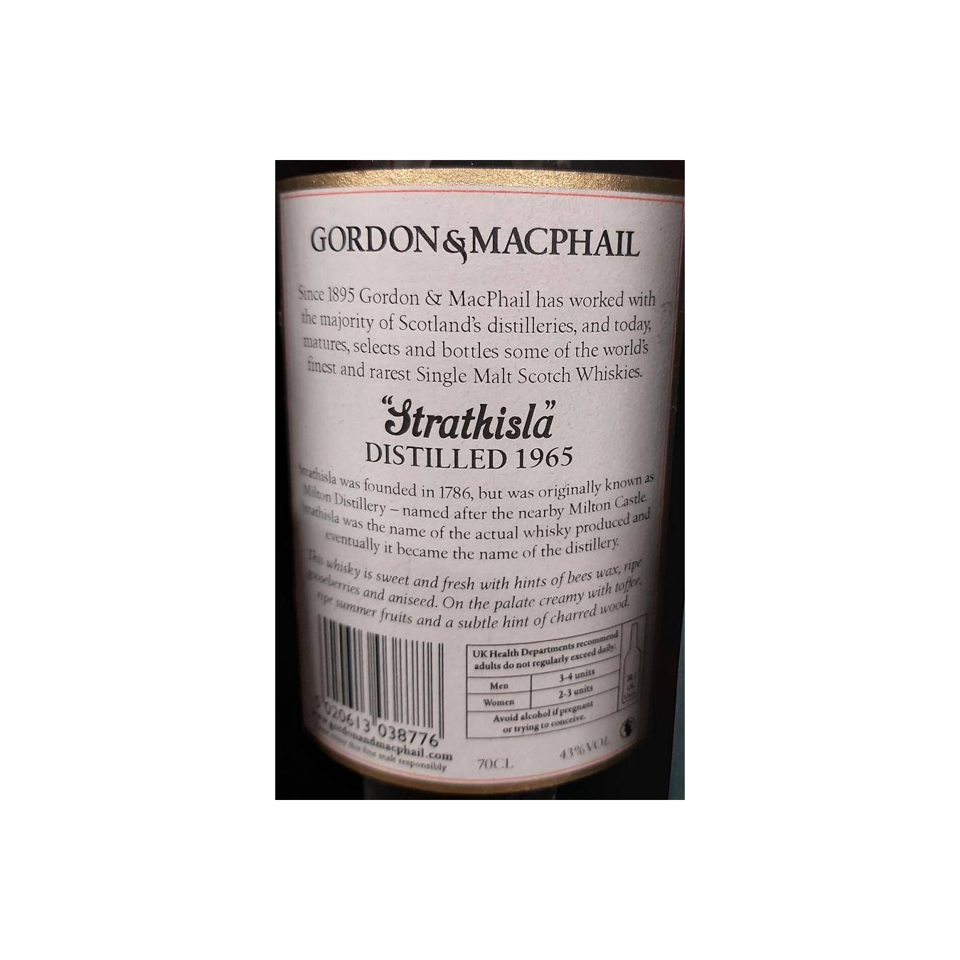 Strathisla Licensed Bottling 1965 49 Years Single Malt Whisky 2