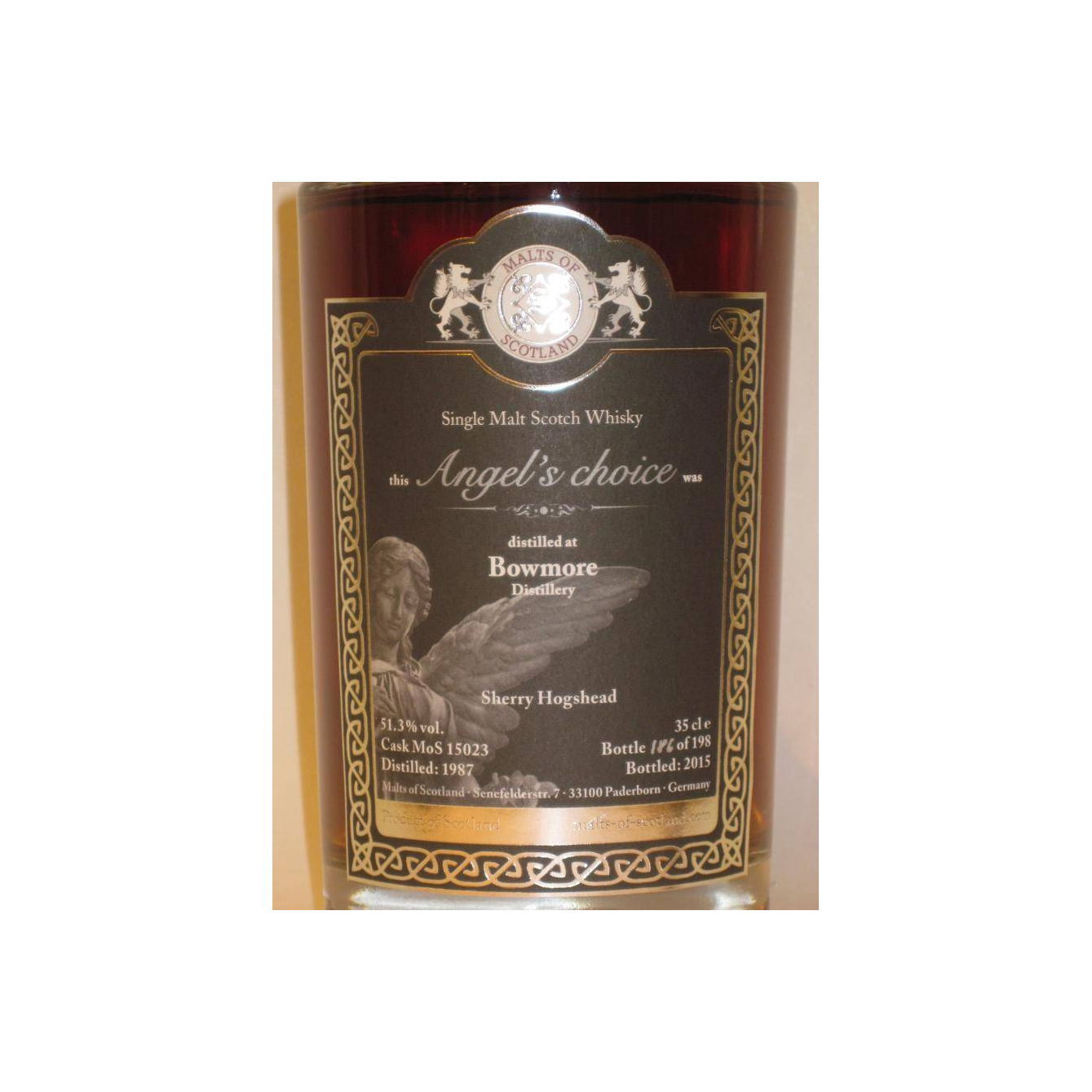 Bowmore 1987 28 Years Single Malt Whisky 2
