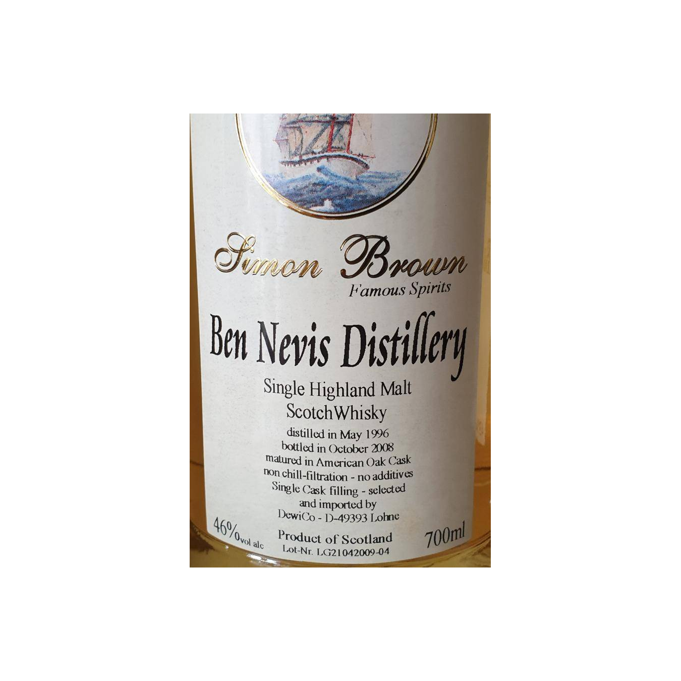 Ben Nevis 1996 12 Years Single Malt Whisky 2