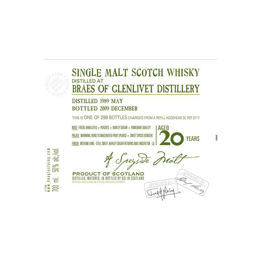 Douglas Laing Old Malt Cask 1989 20 Years Single Malt Whisky 2