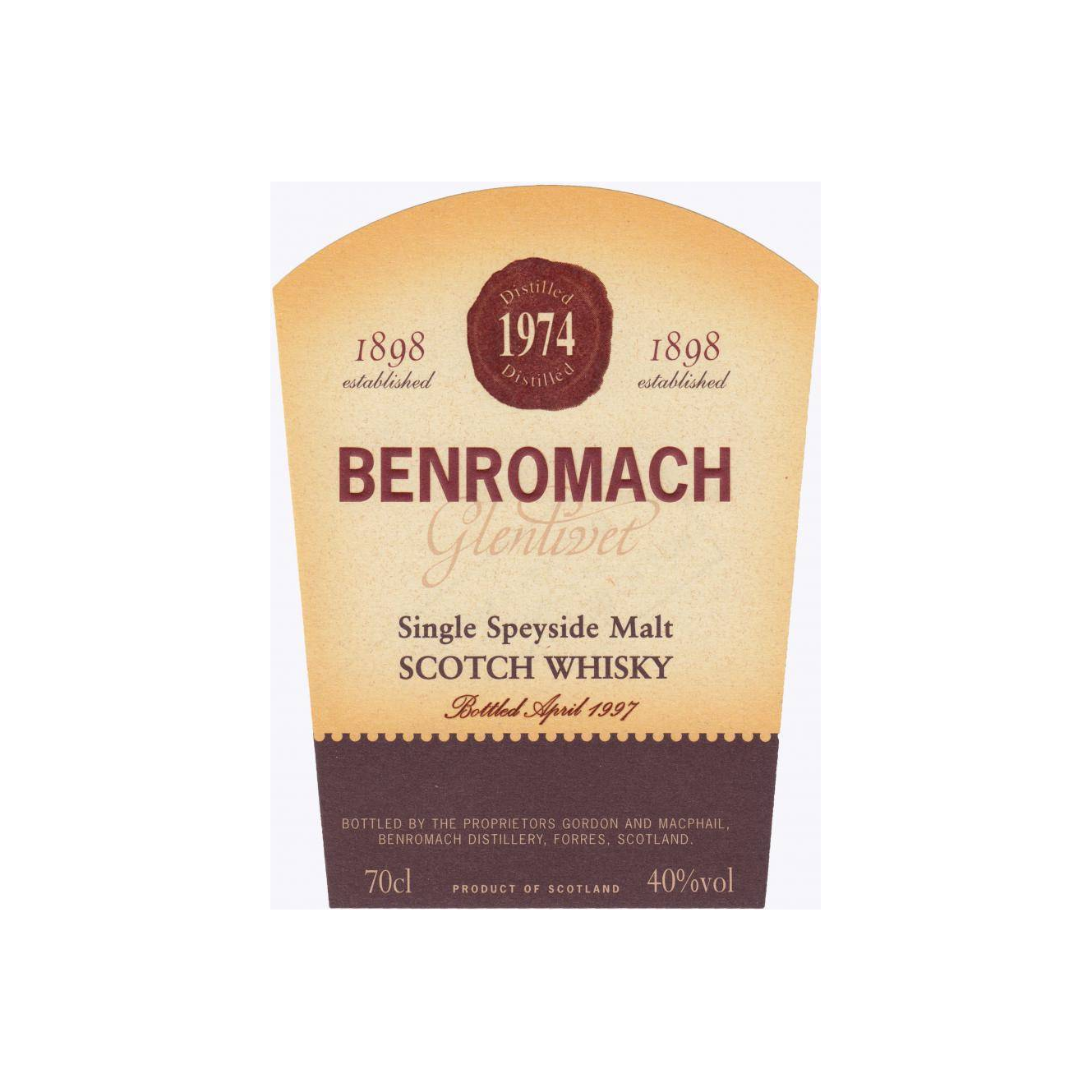 Benromach 1974 22 Years Single Malt Whisky 2