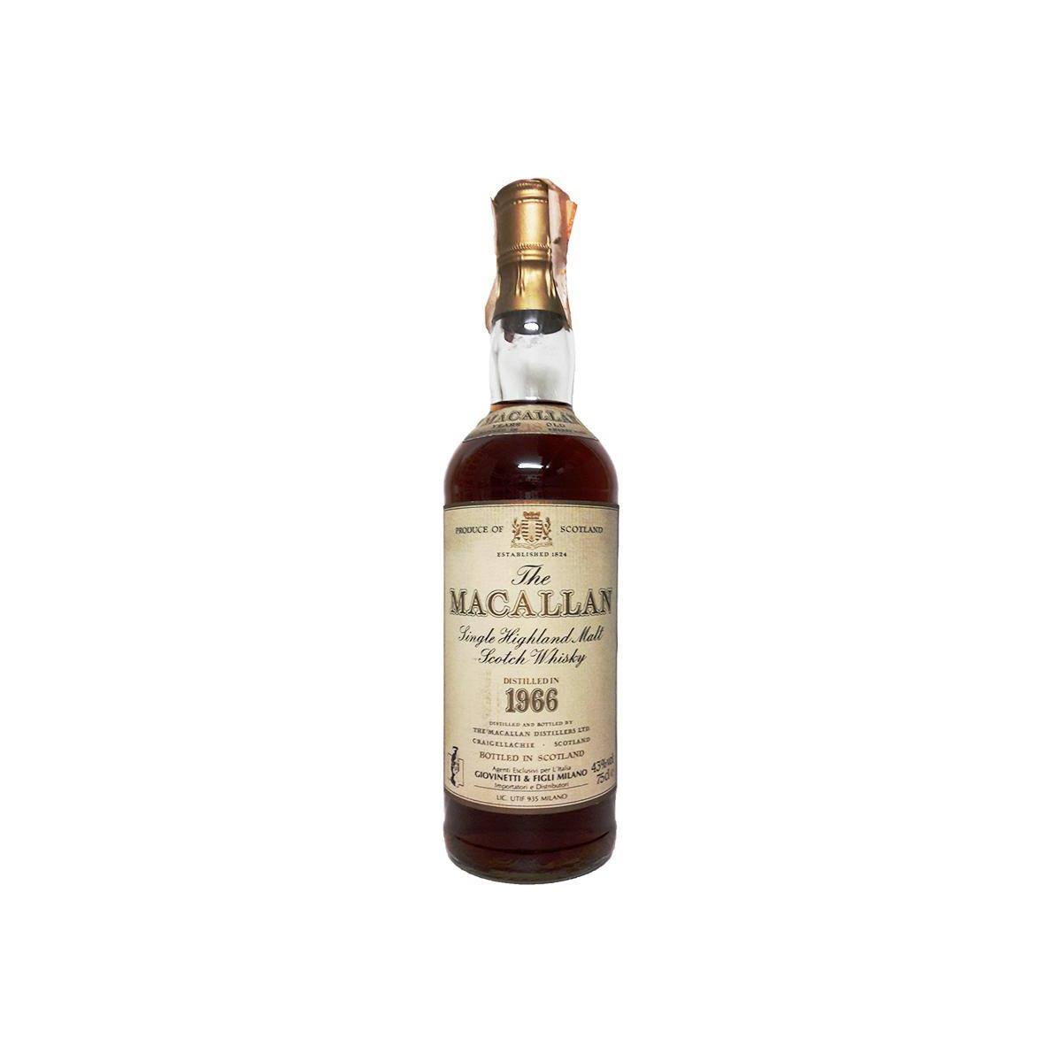The Macallan 1966 18 Years Single Malt Whisky