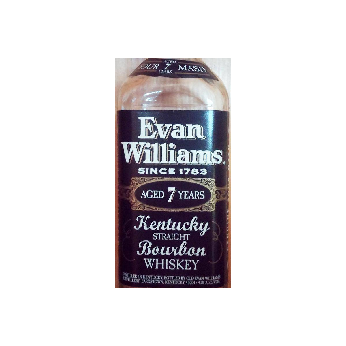 Evan Williams 7 Years Bourbon Whisky