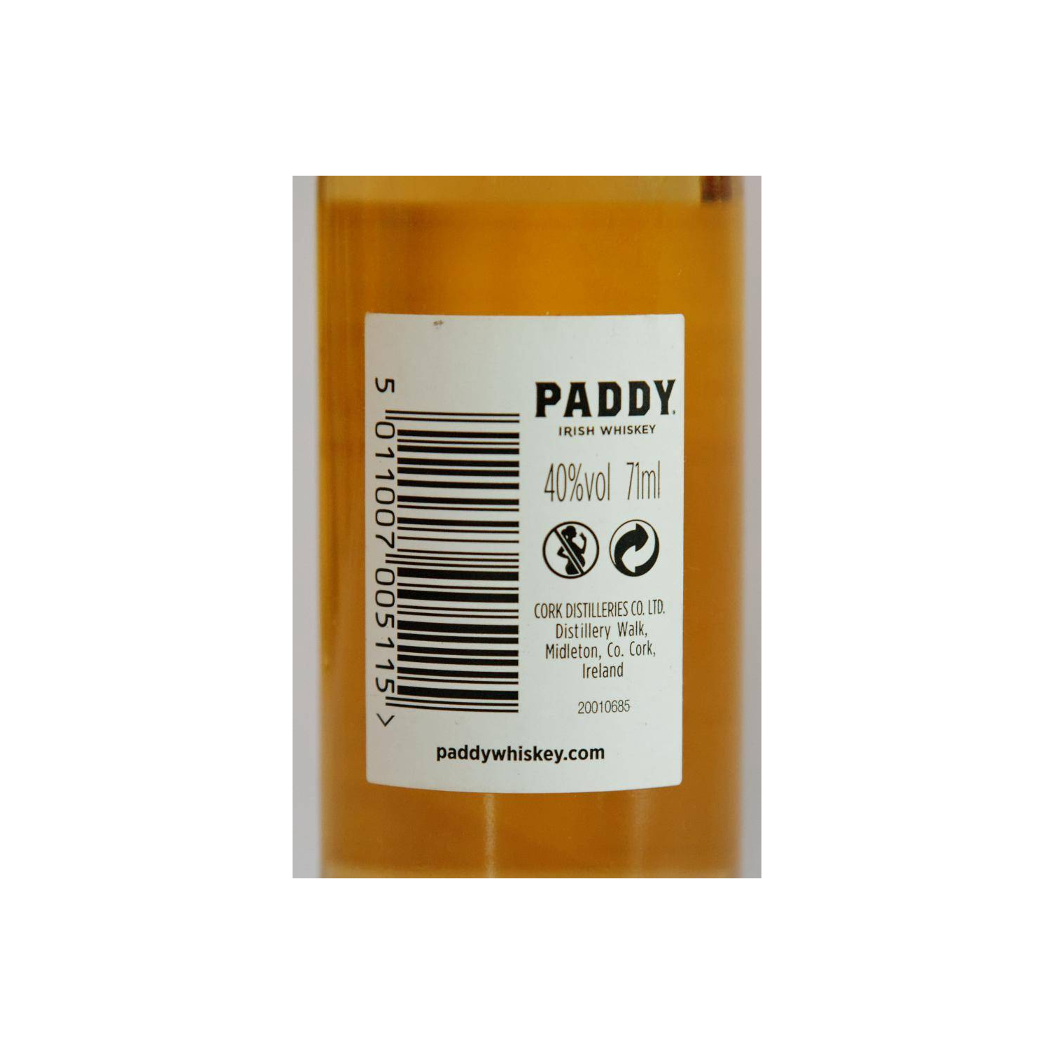 Paddy Miniature Blended Whisky 2