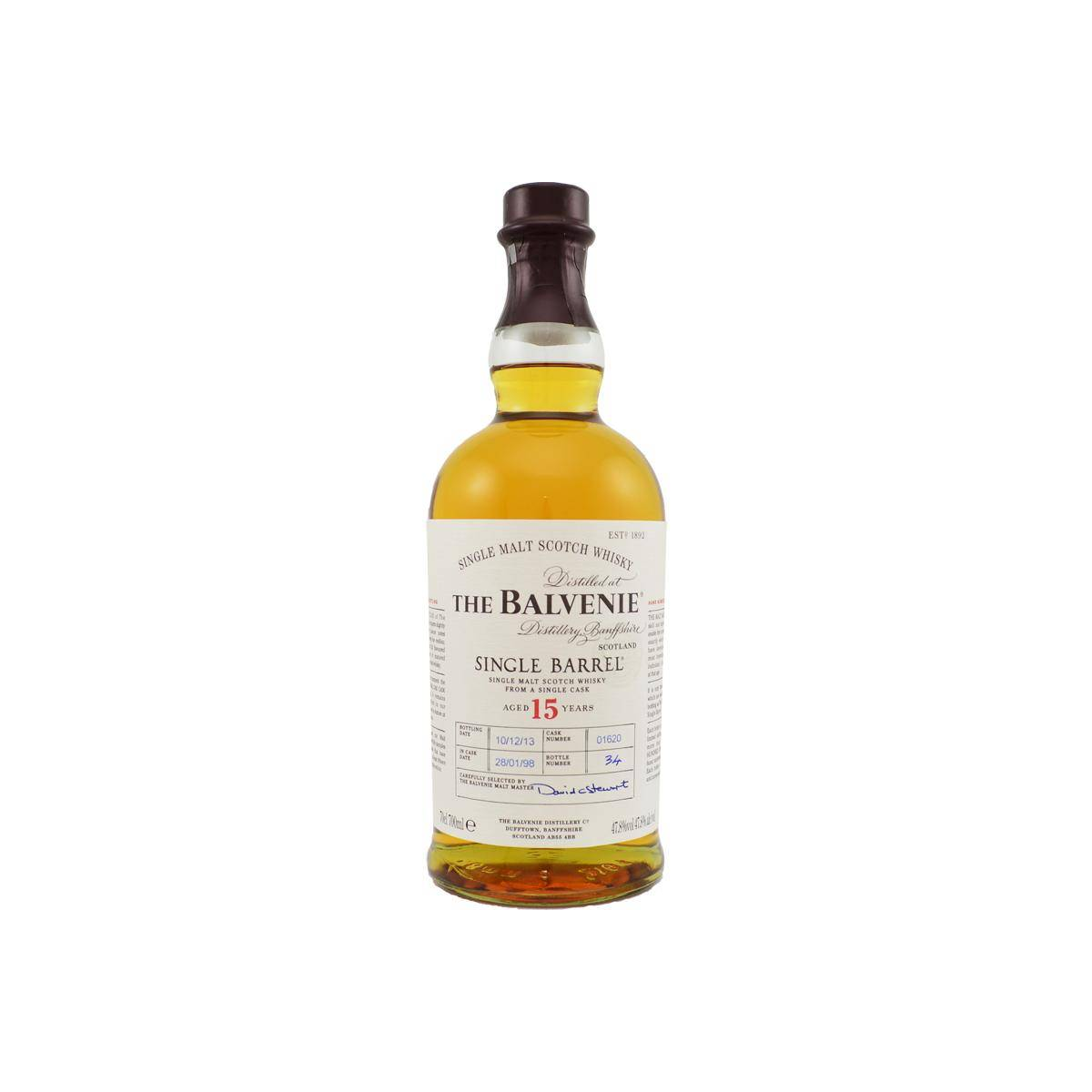 The Balvenie Single Cask 1998 15 Years Single Malt Whisky