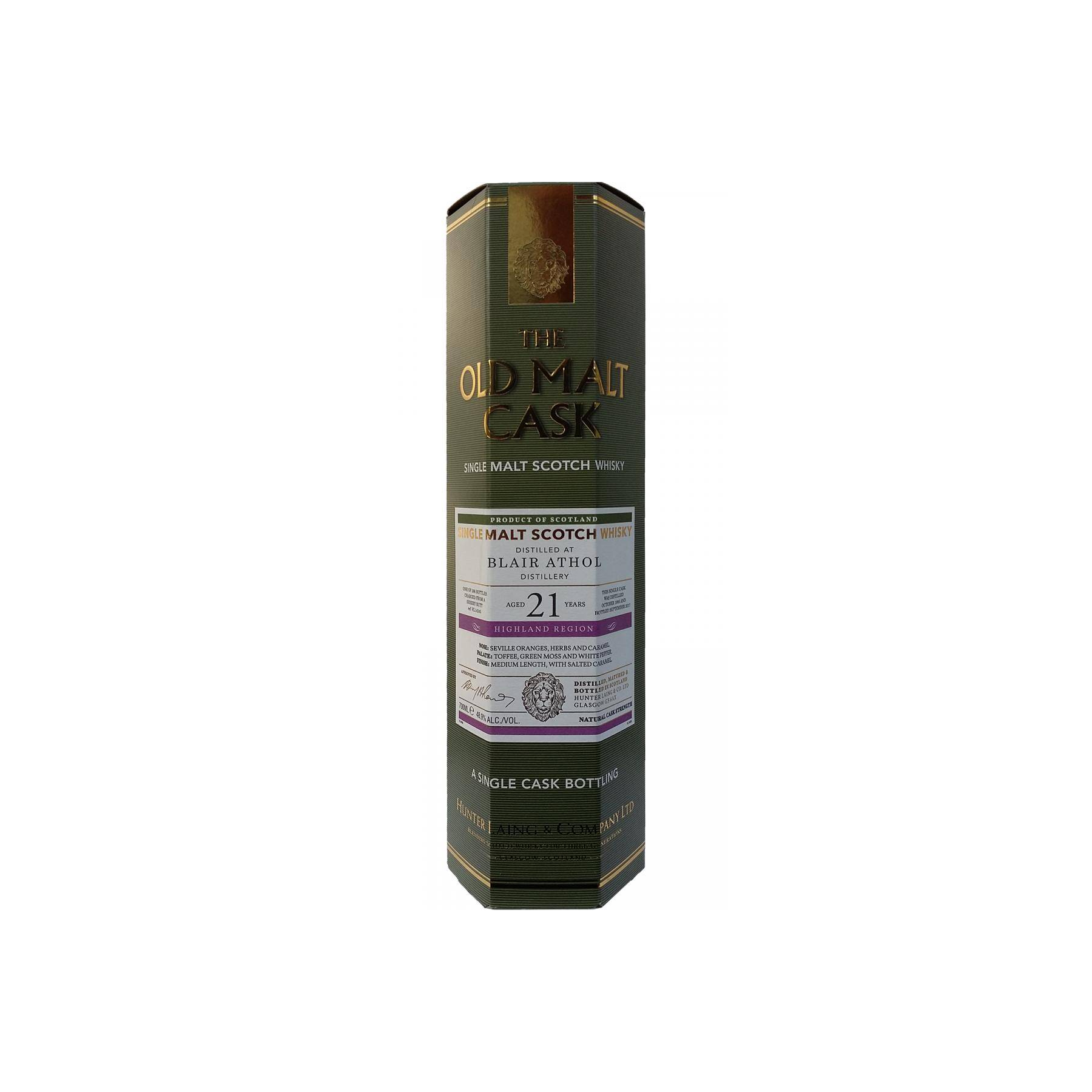 Blair Athol Old Malt Cask 1995 21 Years Single Malt Whisky 3