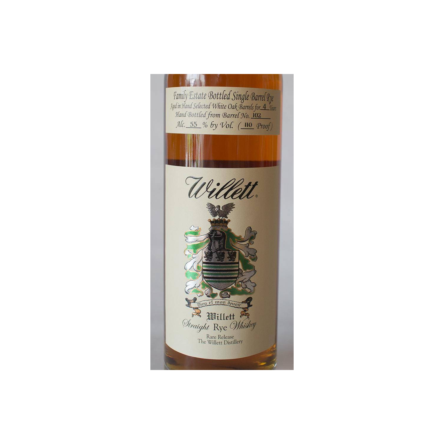 Willett 4 Years Rye Whisky 2