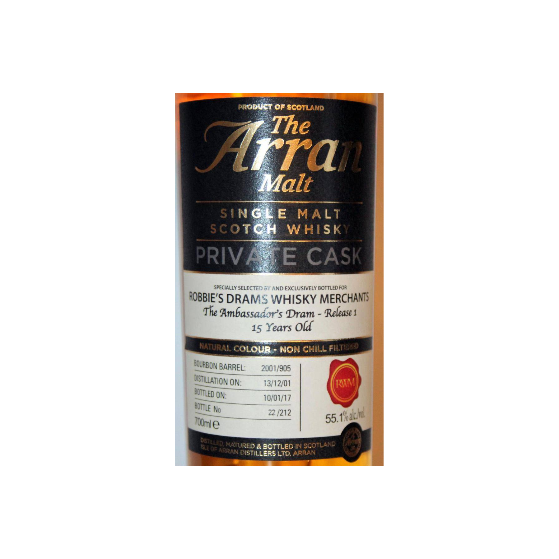 Arran 2001 15 Years Single Malt Whisky 2