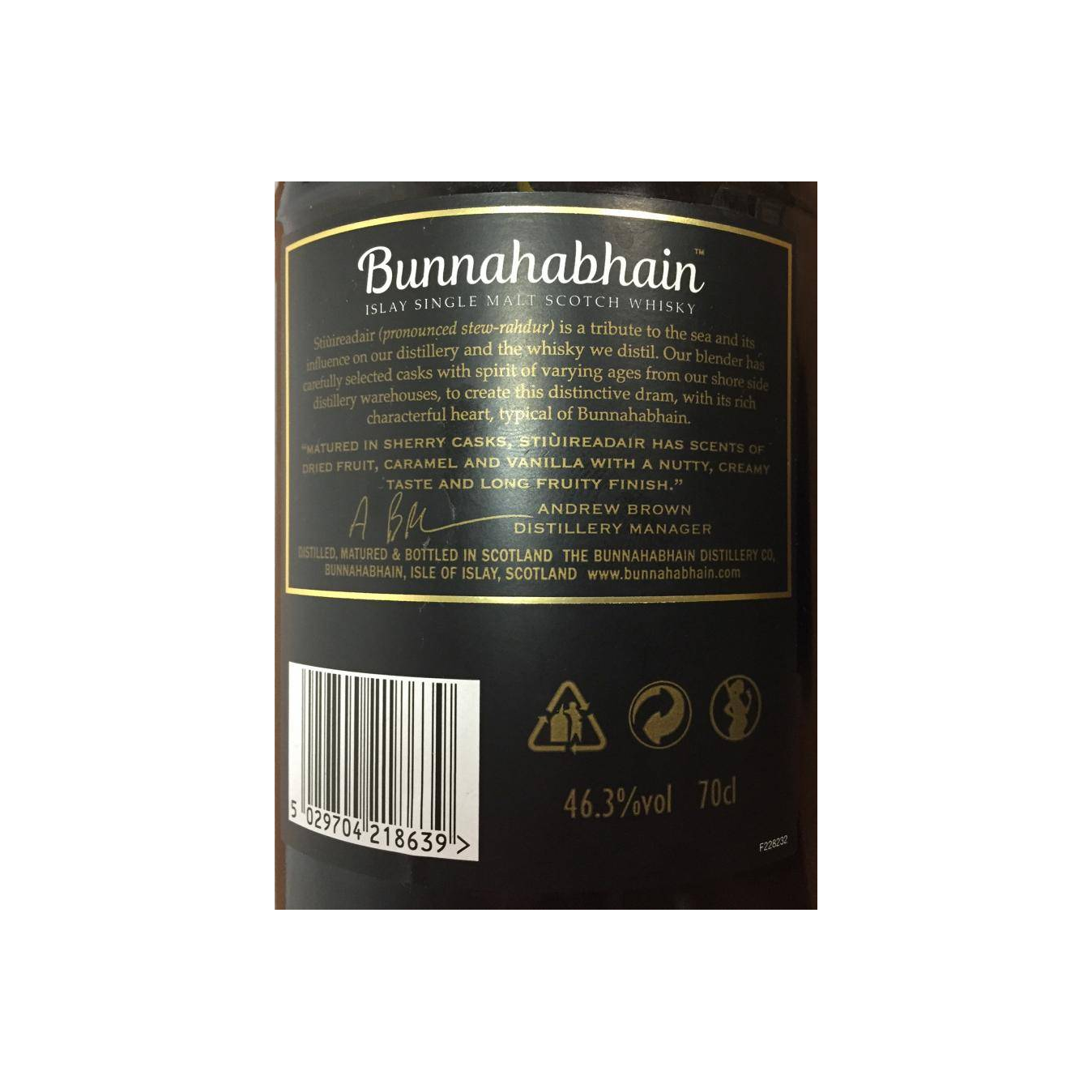 Bunnahabhain Single Malt Whisky 2