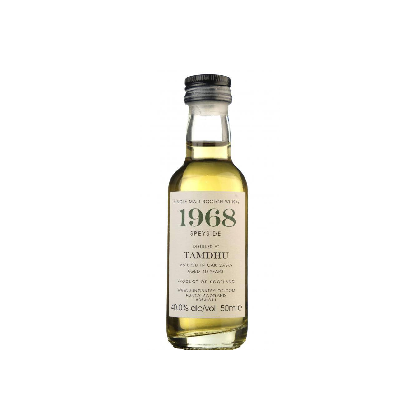 Tamdhu Miniature 1968 40 Years Single Malt Whisky 2