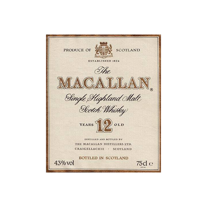 The Macallan 12 Years Single Malt Whisky 2