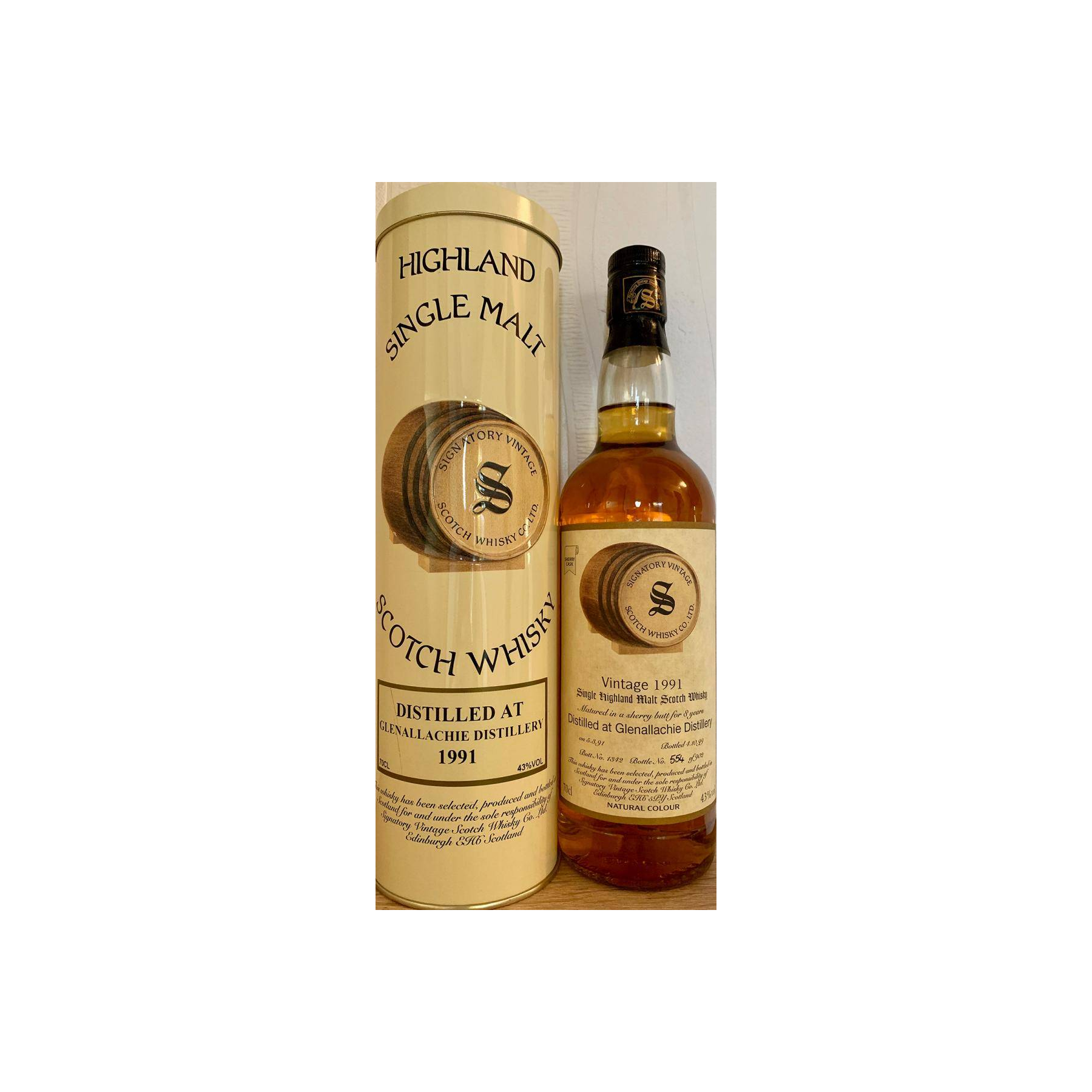 The GlenAllachie Vintage Collection 1991 8 Years Single Malt Whisky 2
