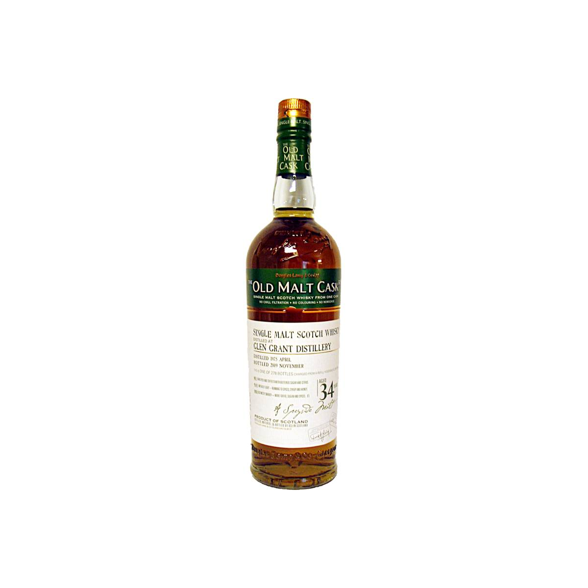 Glen Grant Old Malt Cask 1975 34 Years Single Malt Whisky
