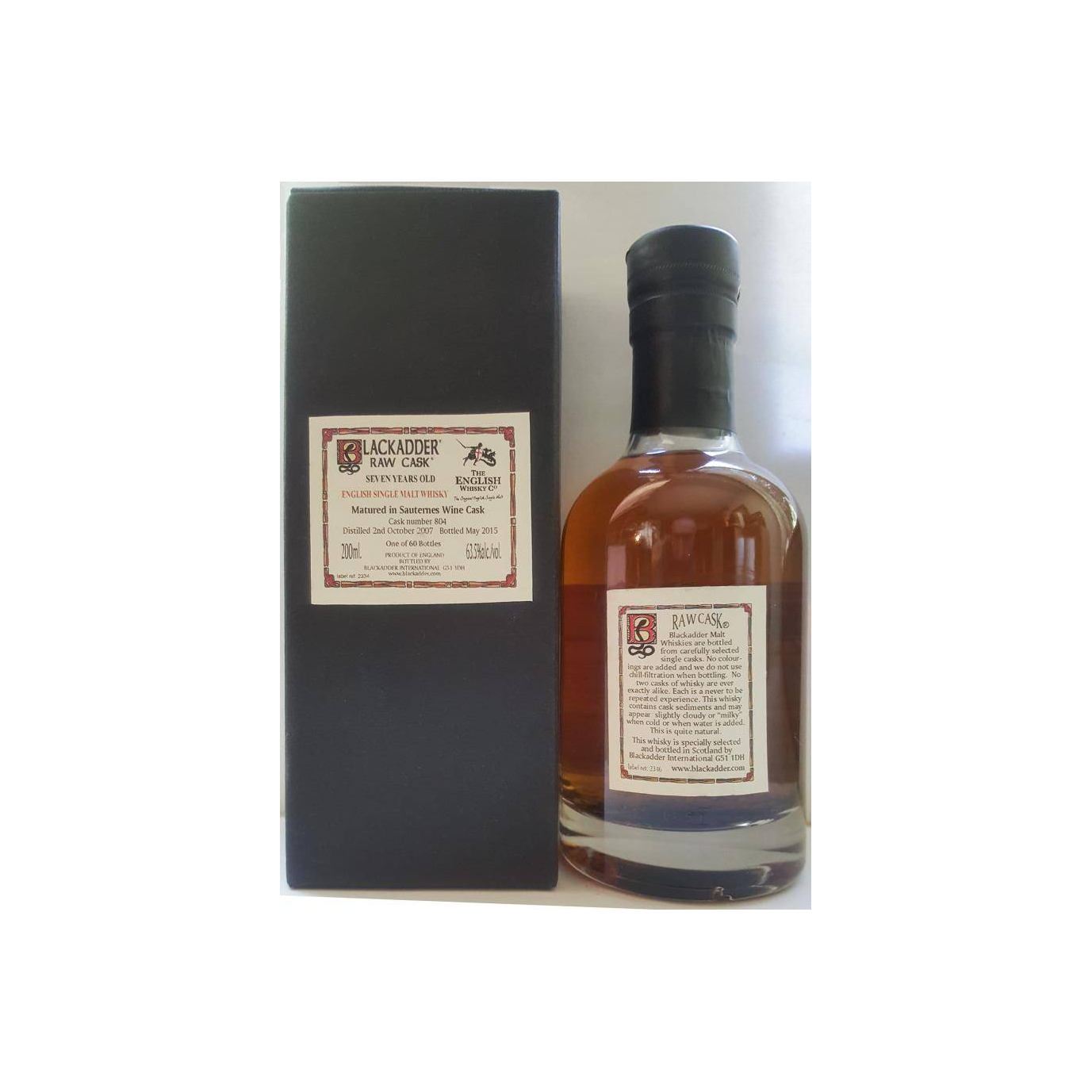 Blackadder Raw Cask 2007 7 Years Single Malt Whisky 3