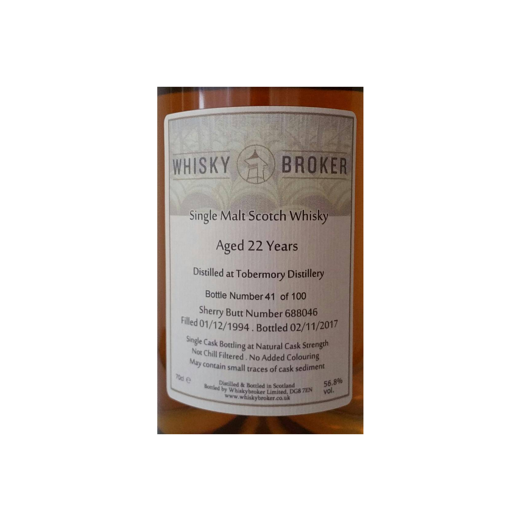 Tobermory 1994 22 Years Single Malt Whisky 2