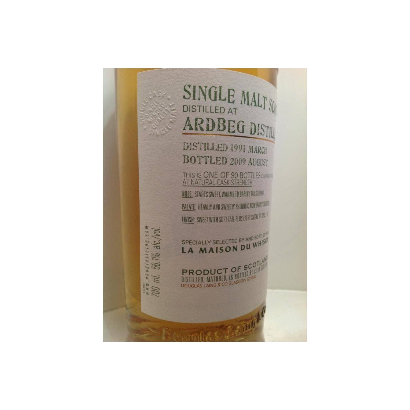 Ardbeg Old Malt Cask 1991 18 Years Single Malt Whisky 2