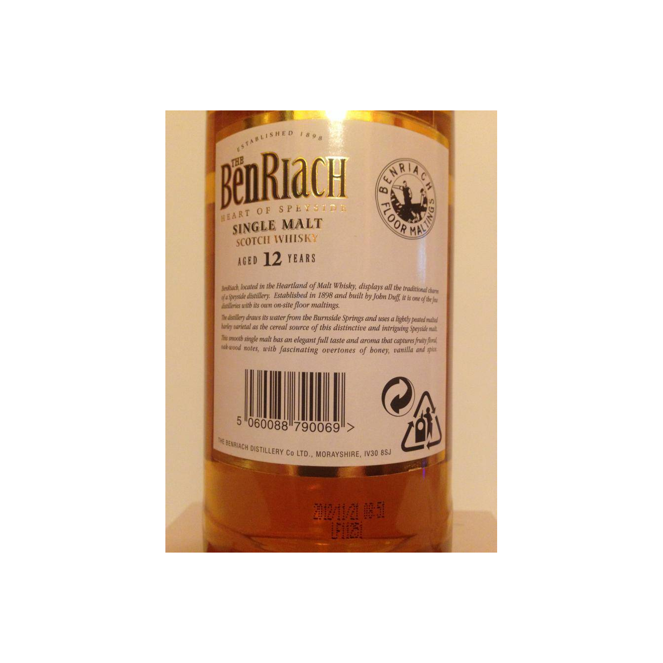 BenRiach 12 Years Single Malt Whisky