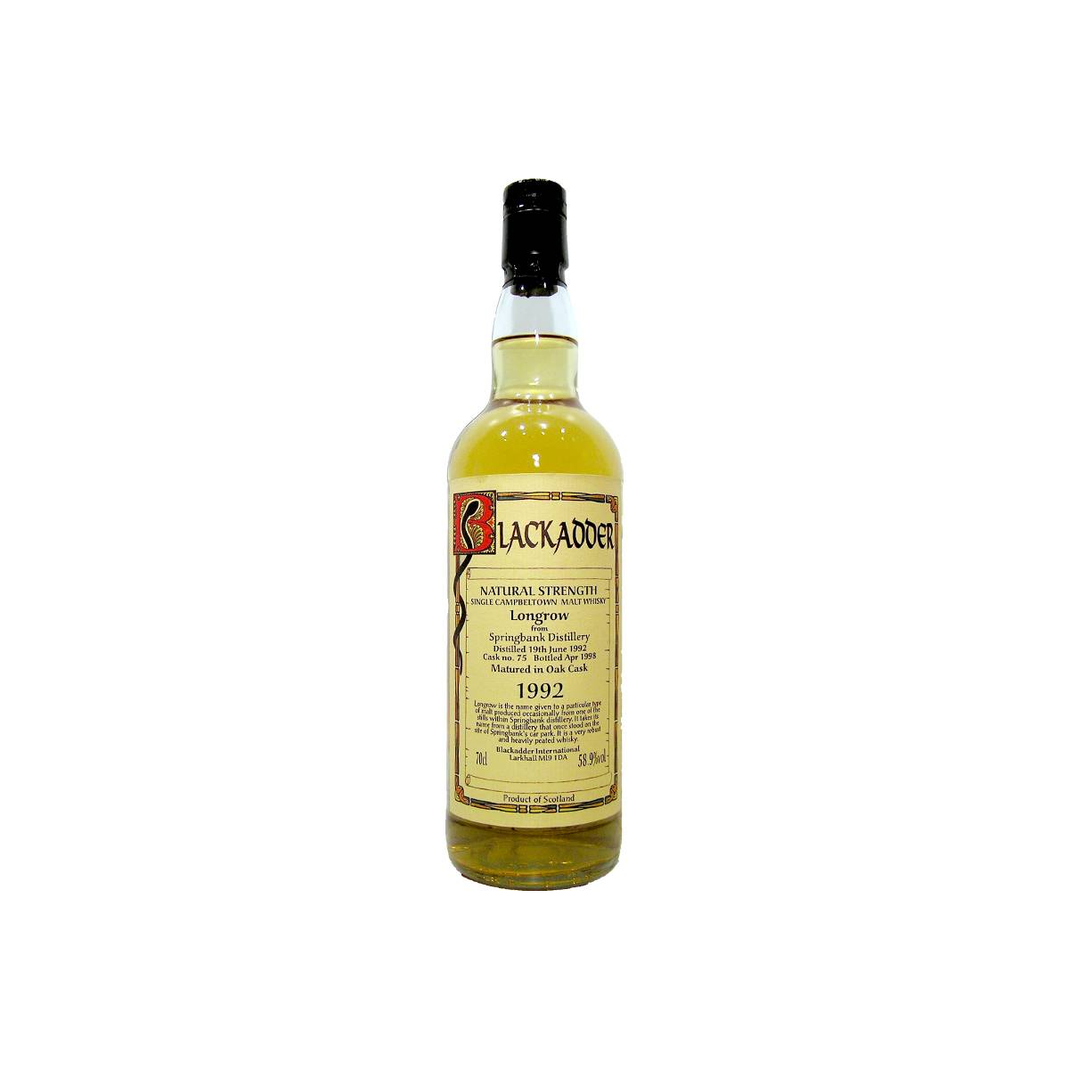 Springbank 1992 5 Years Single Malt Whisky