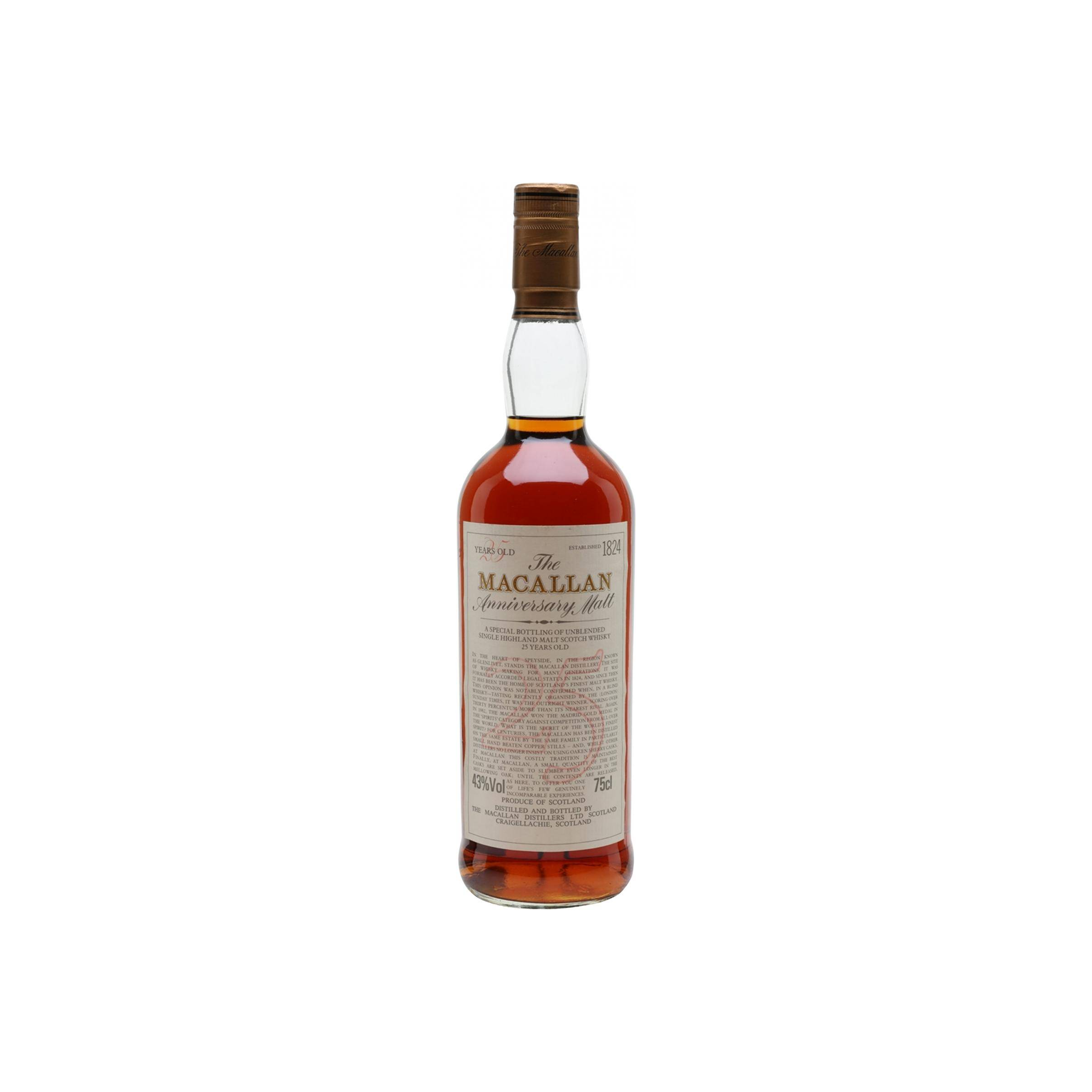 The Macallan 25 Years Single Malt Whisky