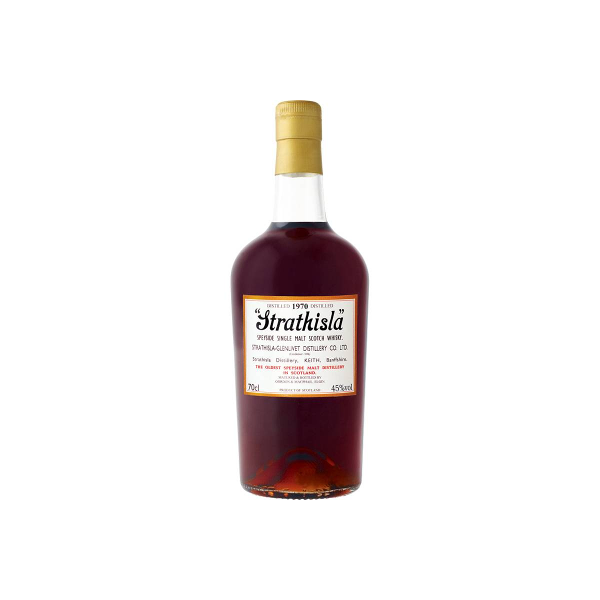 Strathisla Licensed Bottling 1970 40 Years Single Malt Whisky