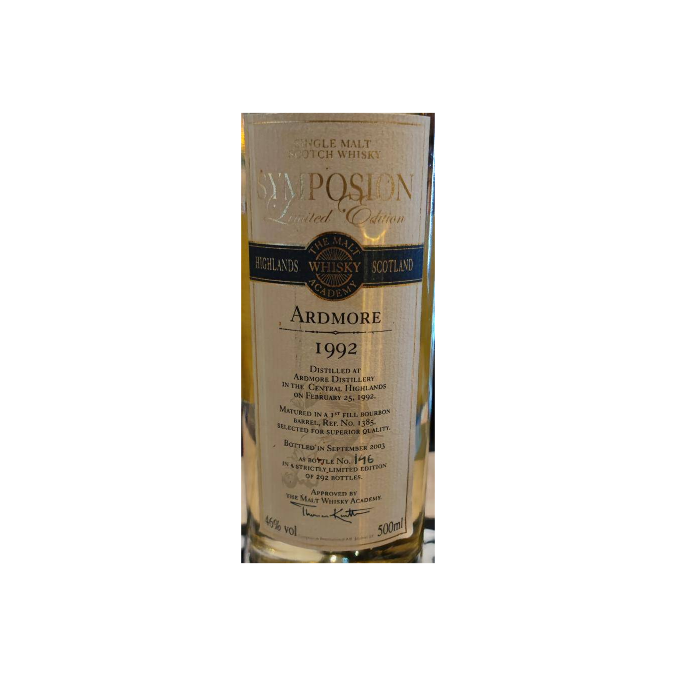 Ardmore 1992 11 Years Single Malt Whisky